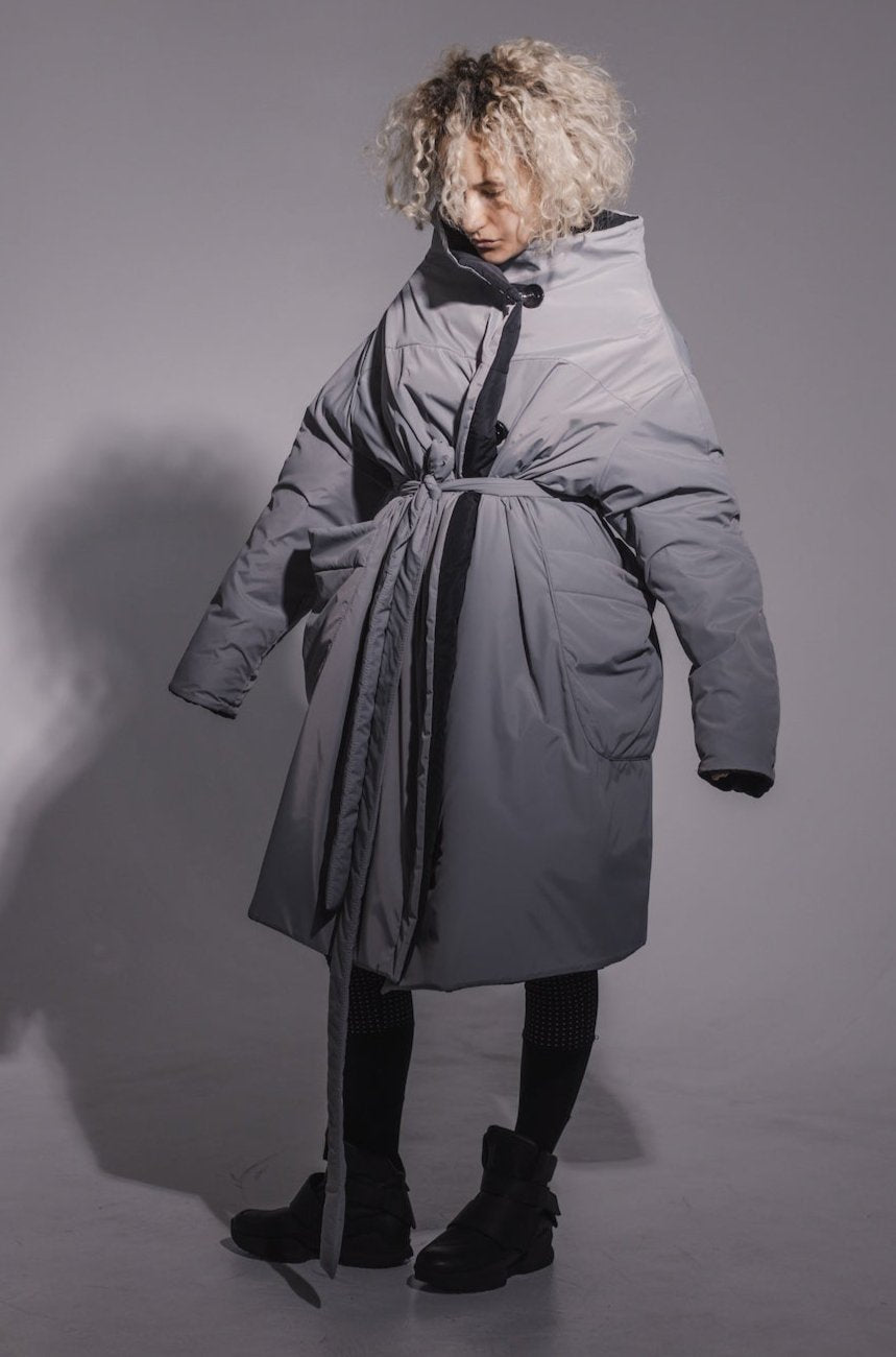 Cocoon demi double-sided coat