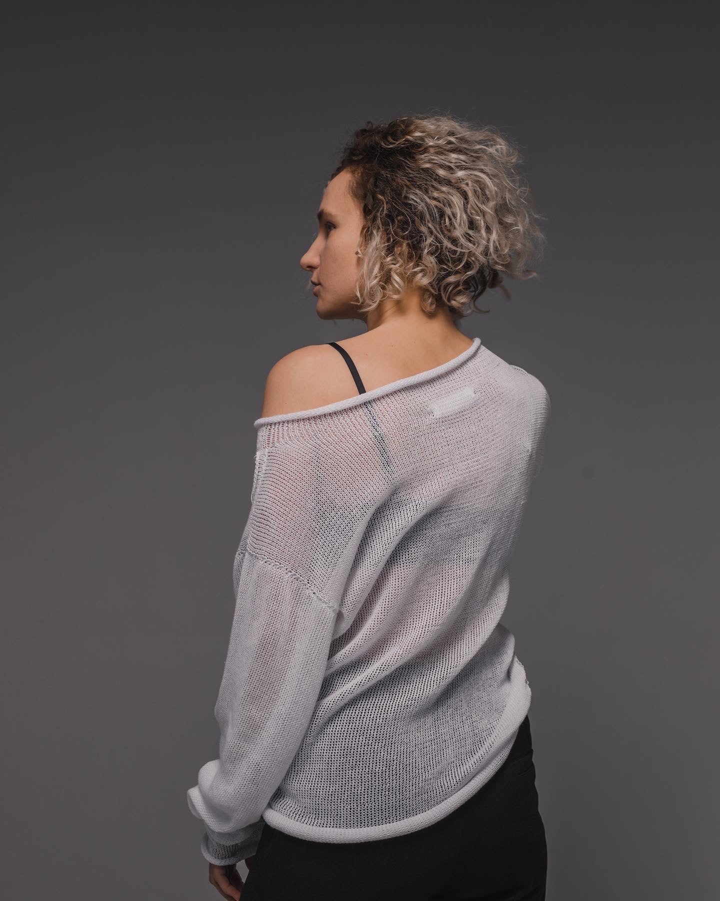 Light cotton outrageous sweater