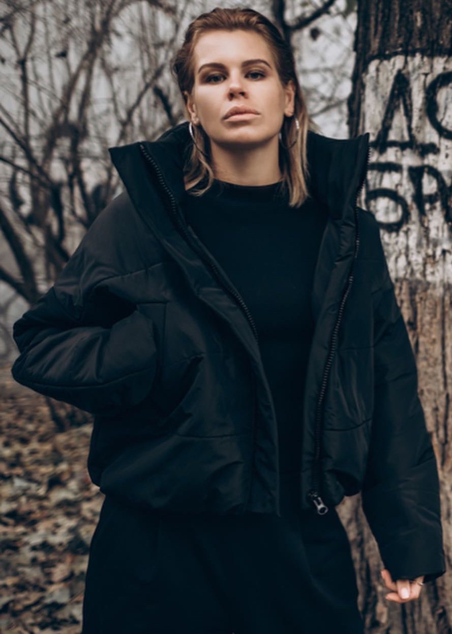 The jacket is insulated quilted