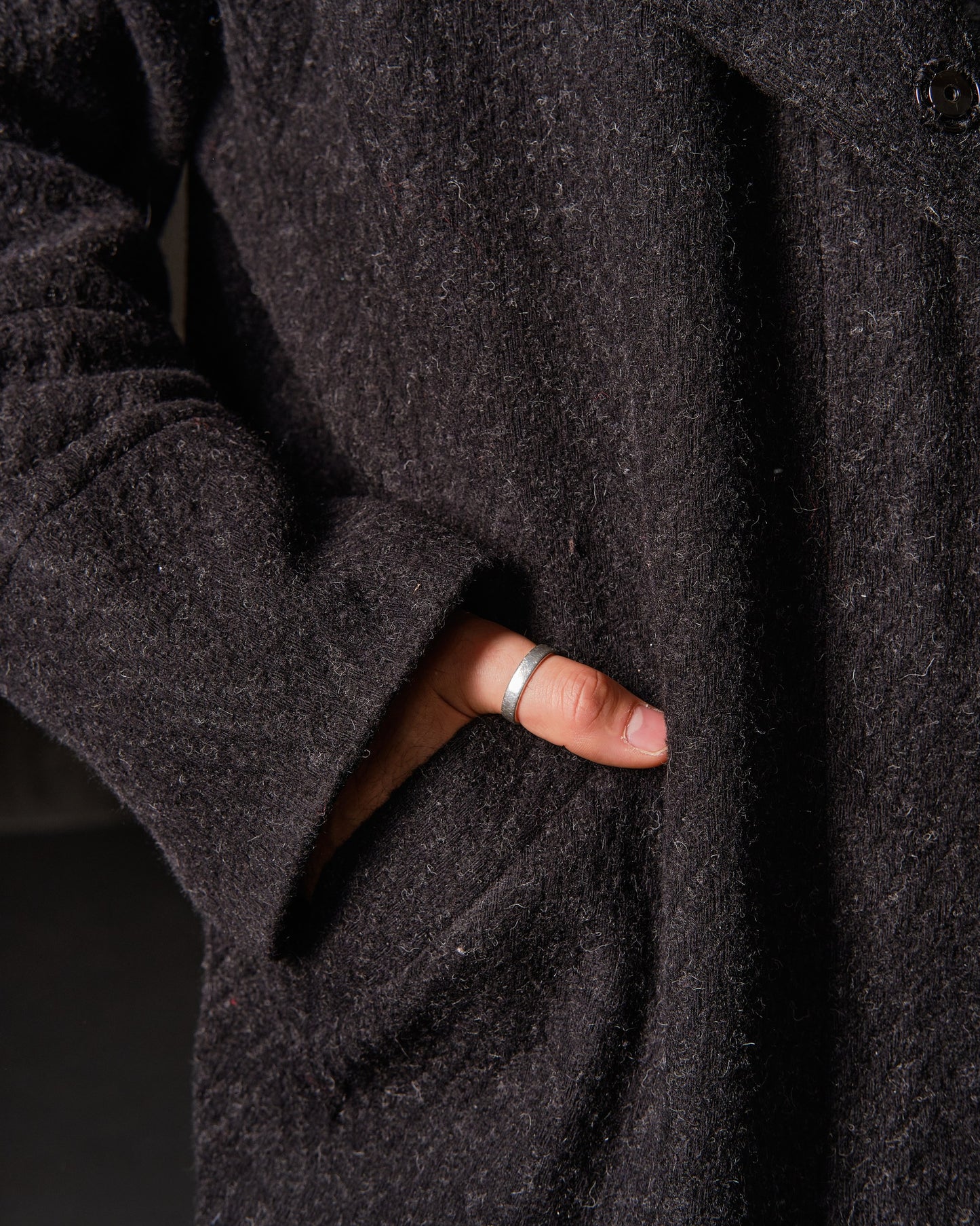 Unisex light woolen coat