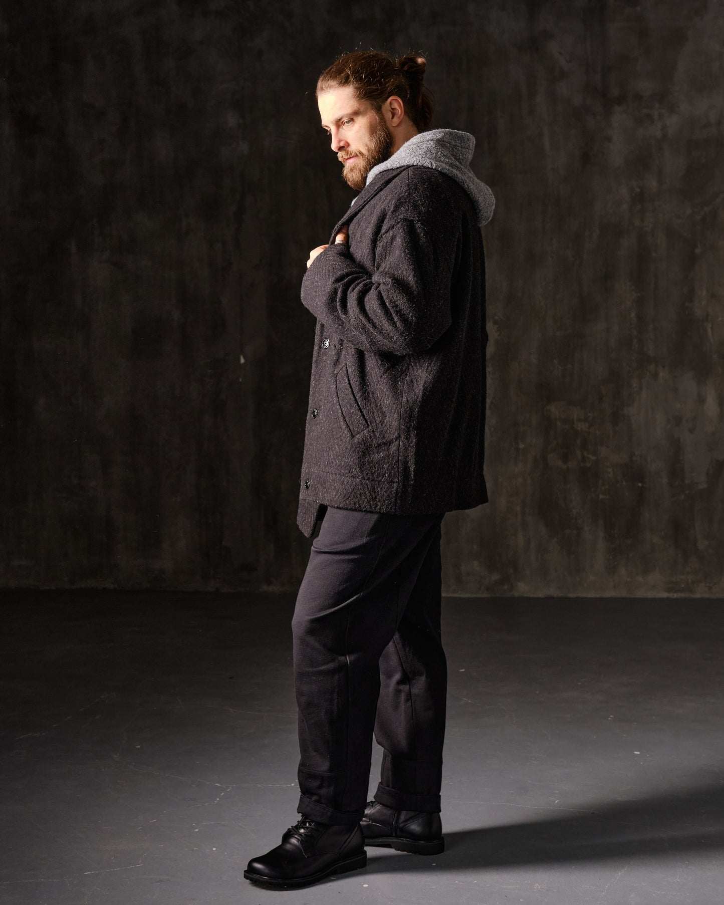 Unisex light woolen coat