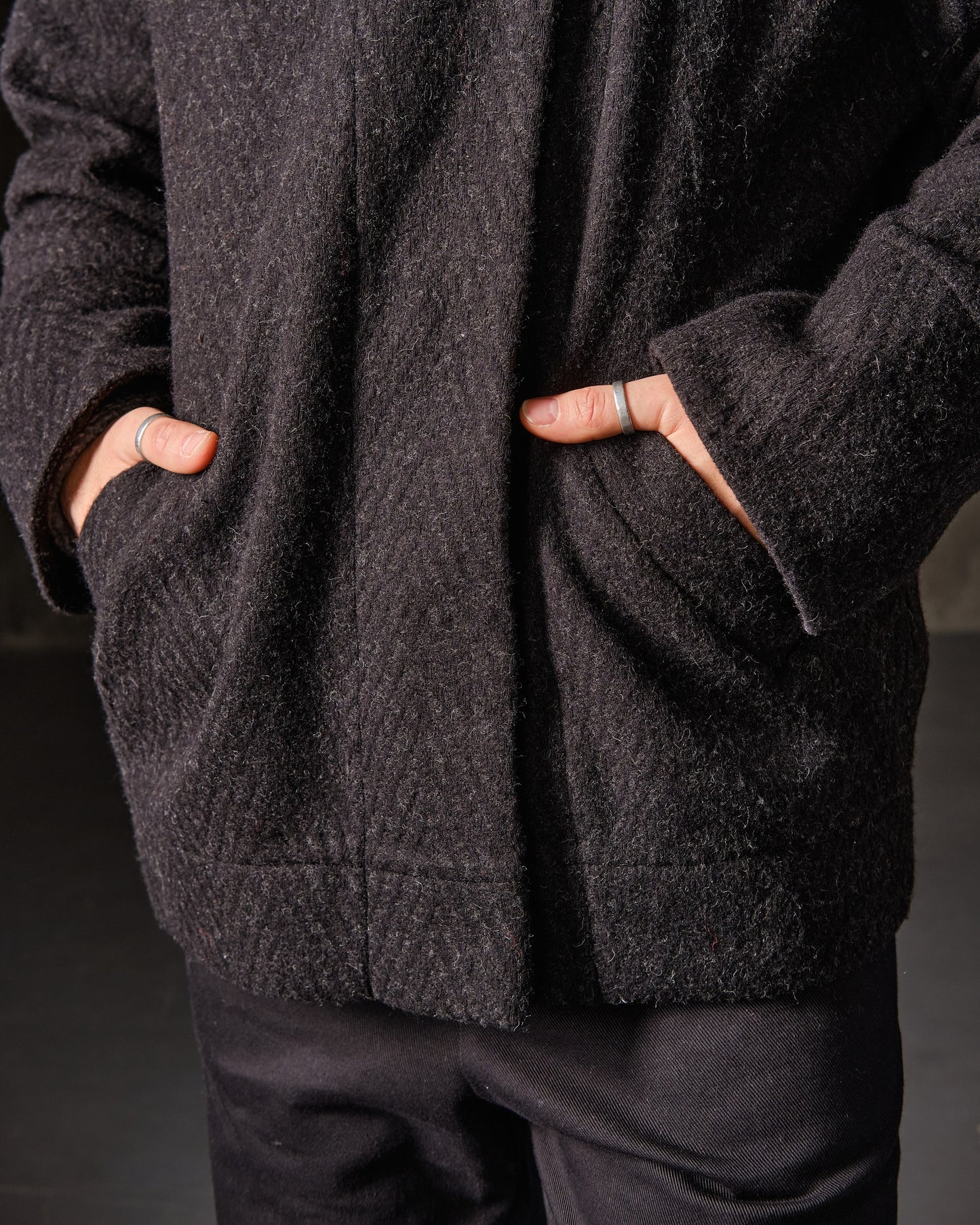 Unisex light woolen coat