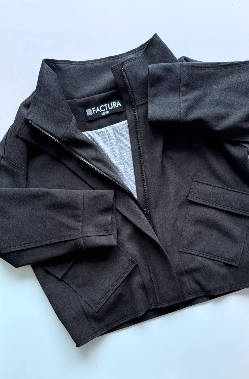 Бомбер вовняний Oversize