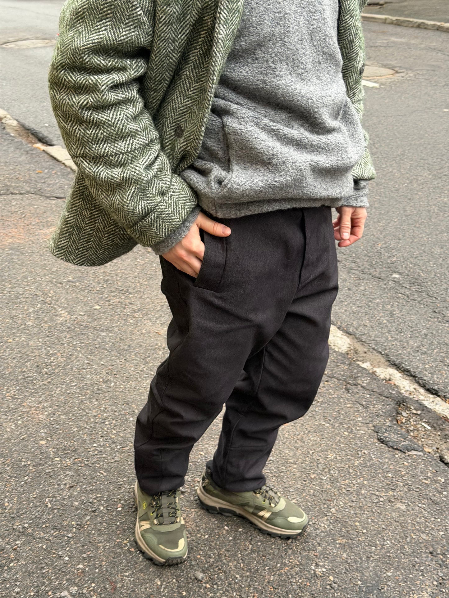 Джинси на флісі чоловічі типу "банани"