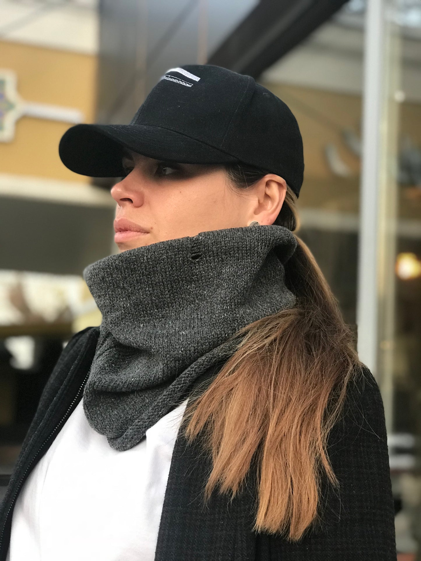 Woolen scarf in colors