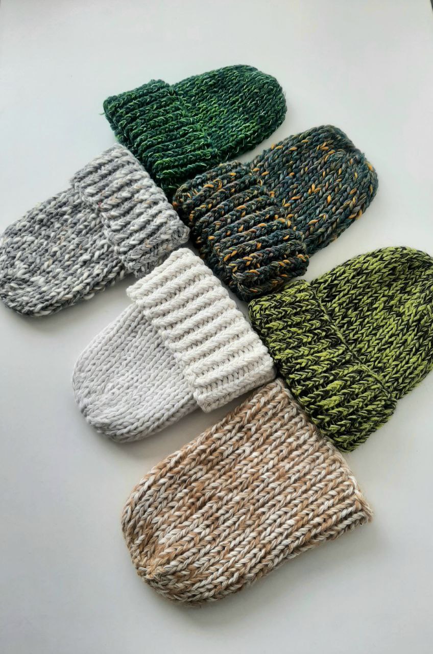 Woolen cap, sand melange