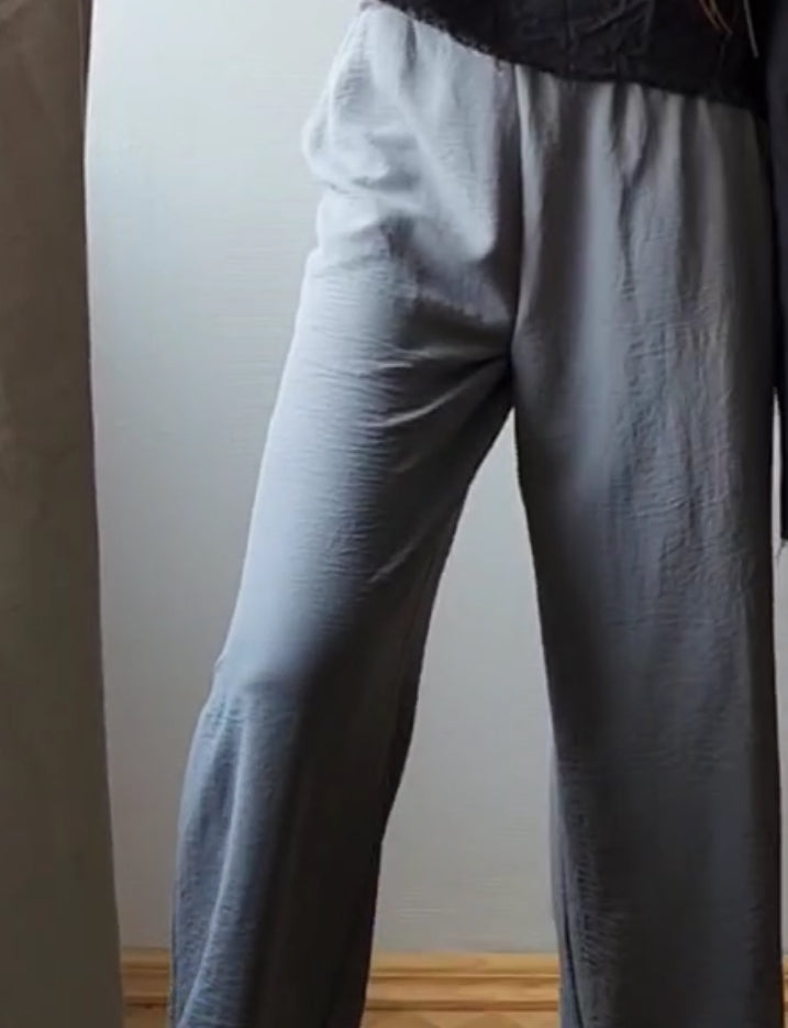 Palazzo light cotton gray