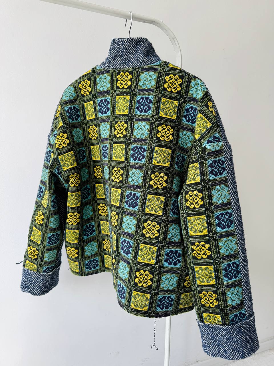 Short woolen coat, thick knitwear