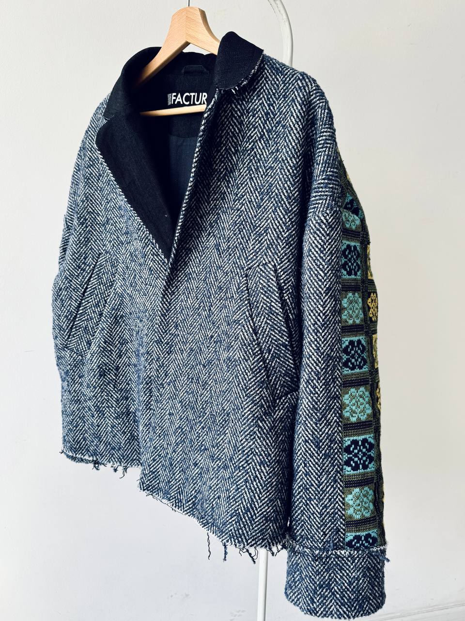 Short woolen coat, thick knitwear