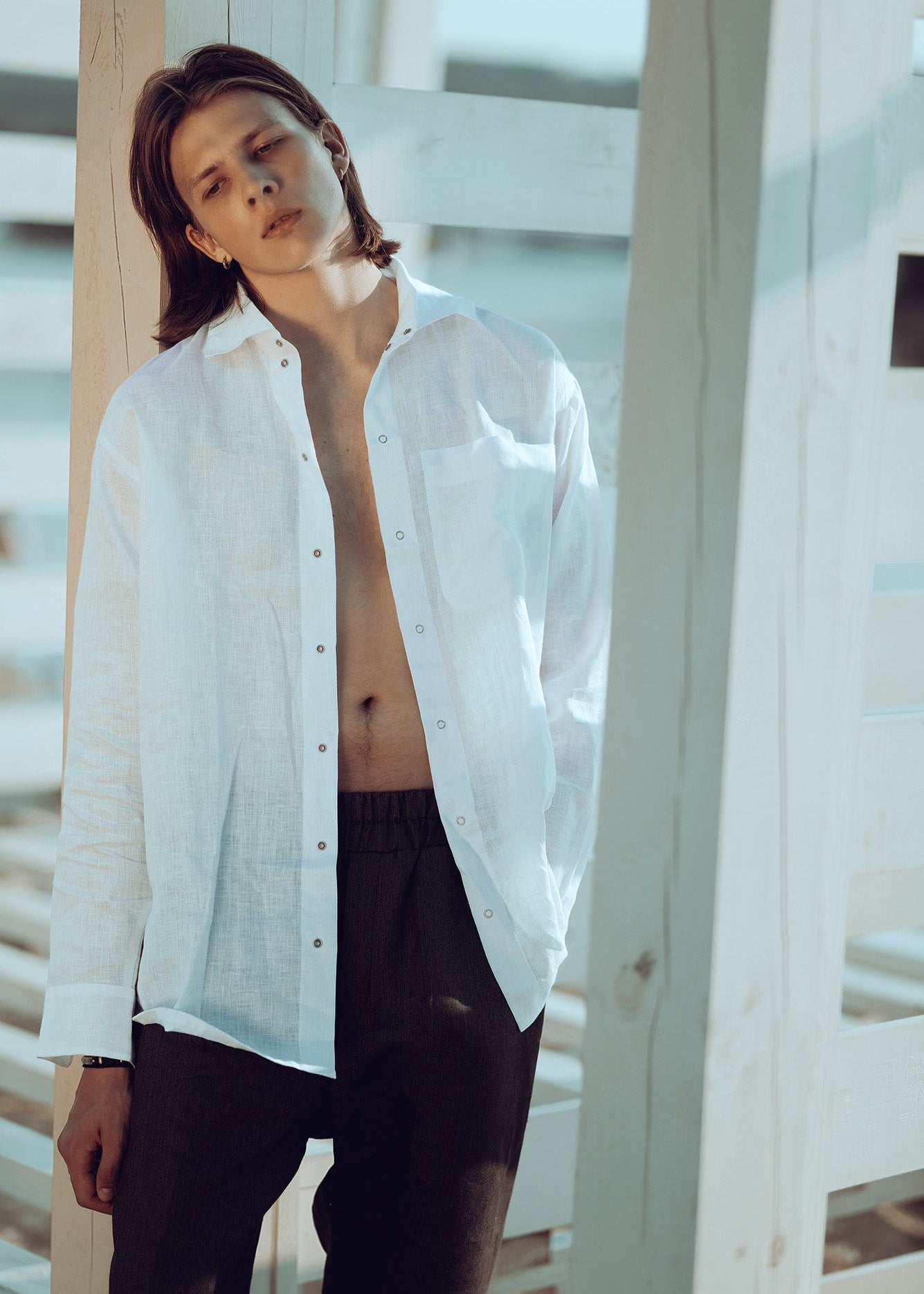 Men's button-down shirt
