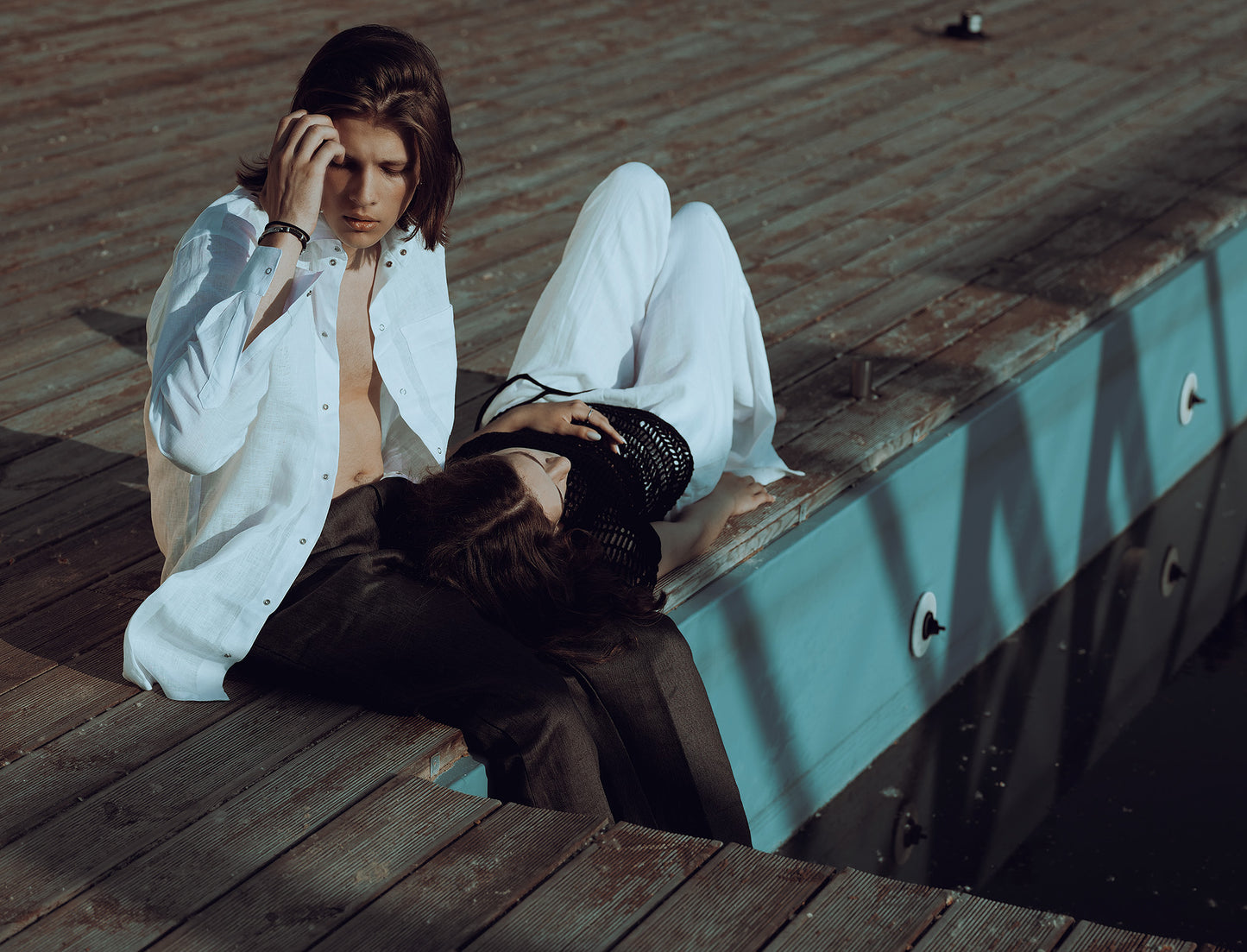 Men's button-down shirt