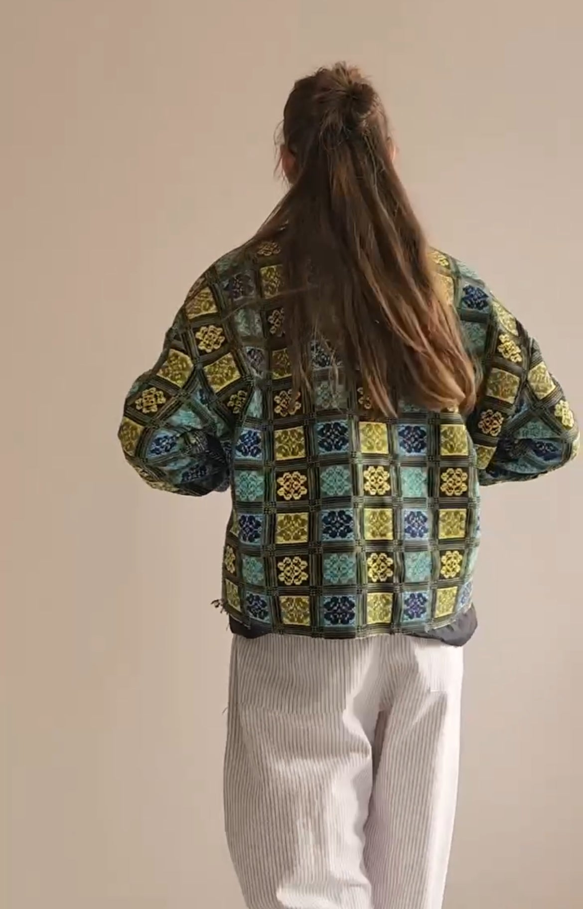 Short woolen coat, thick knitwear