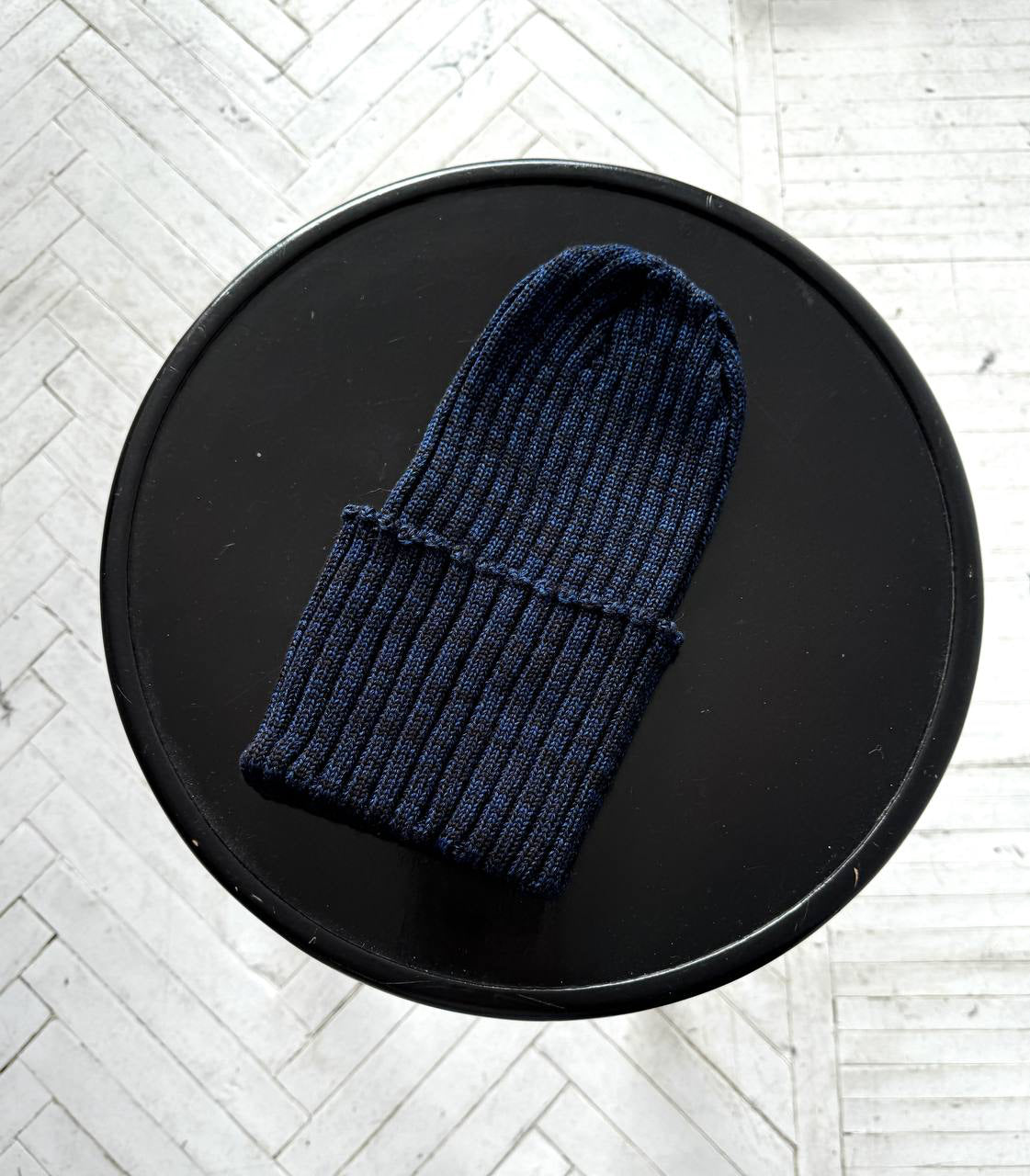 Wool cap with lapel graphite (and colors)