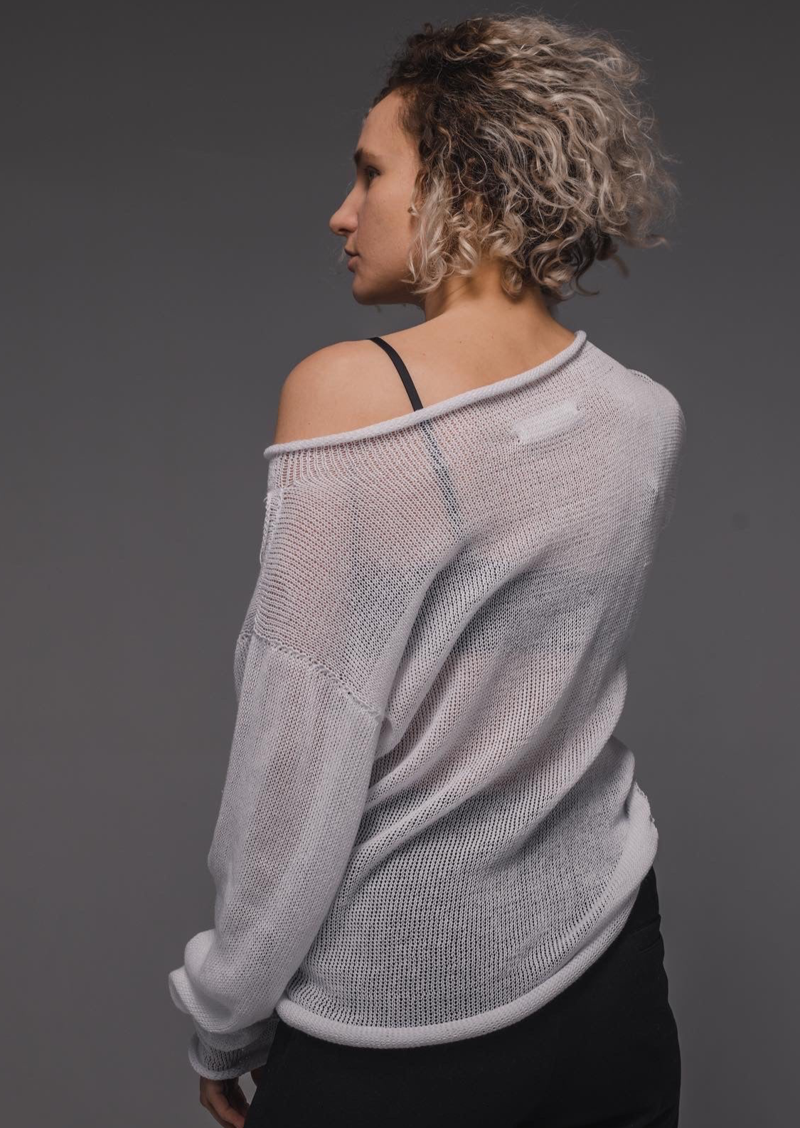 Light cotton outrageous sweater
