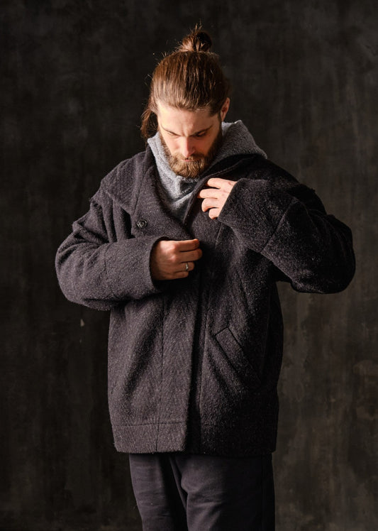 Unisex light woolen coat