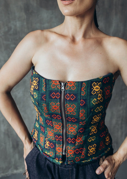 Corset ethnic top