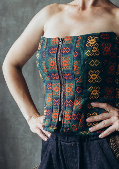 Corset ethnic top