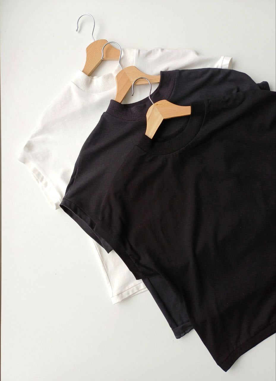 Graphite cotton T-shirt