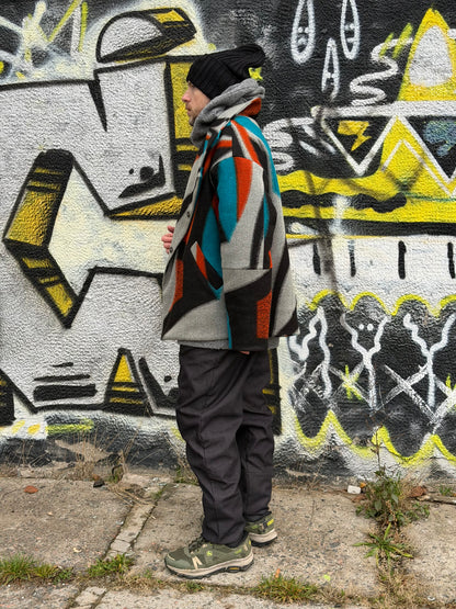 Пальто вовняне  чоловіче "Графіті"