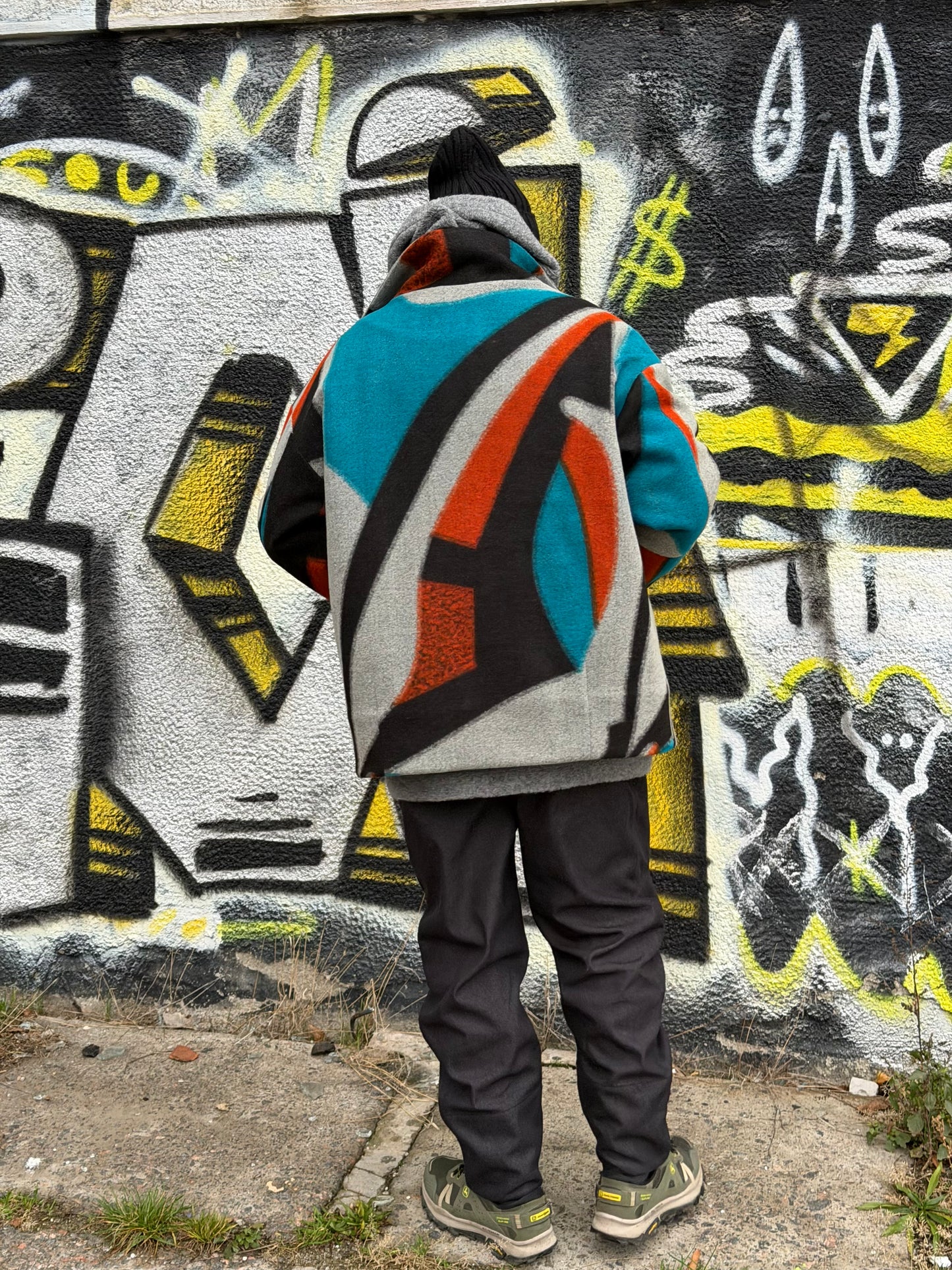 Пальто вовняне  чоловіче "Графіті"