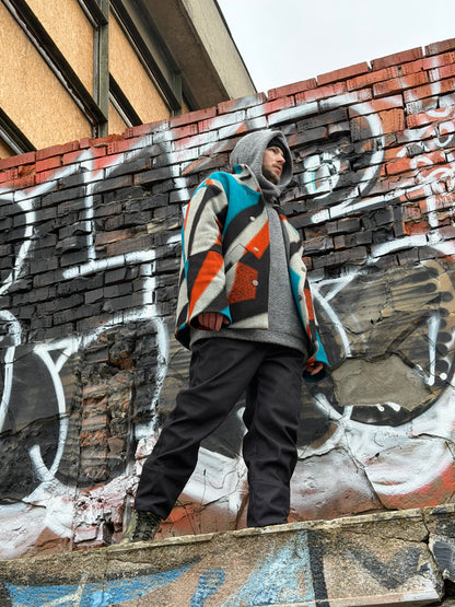 Пальто вовняне  чоловіче "Графіті"