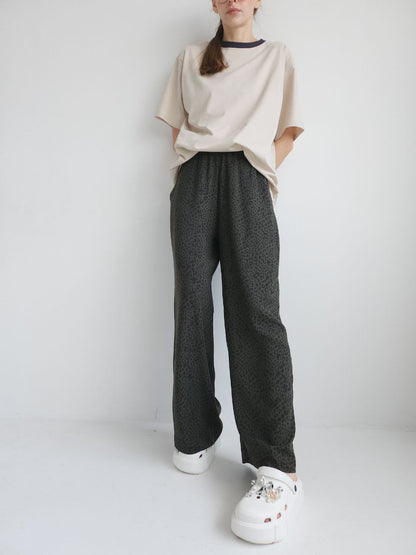 Palazzo light cotton leopard