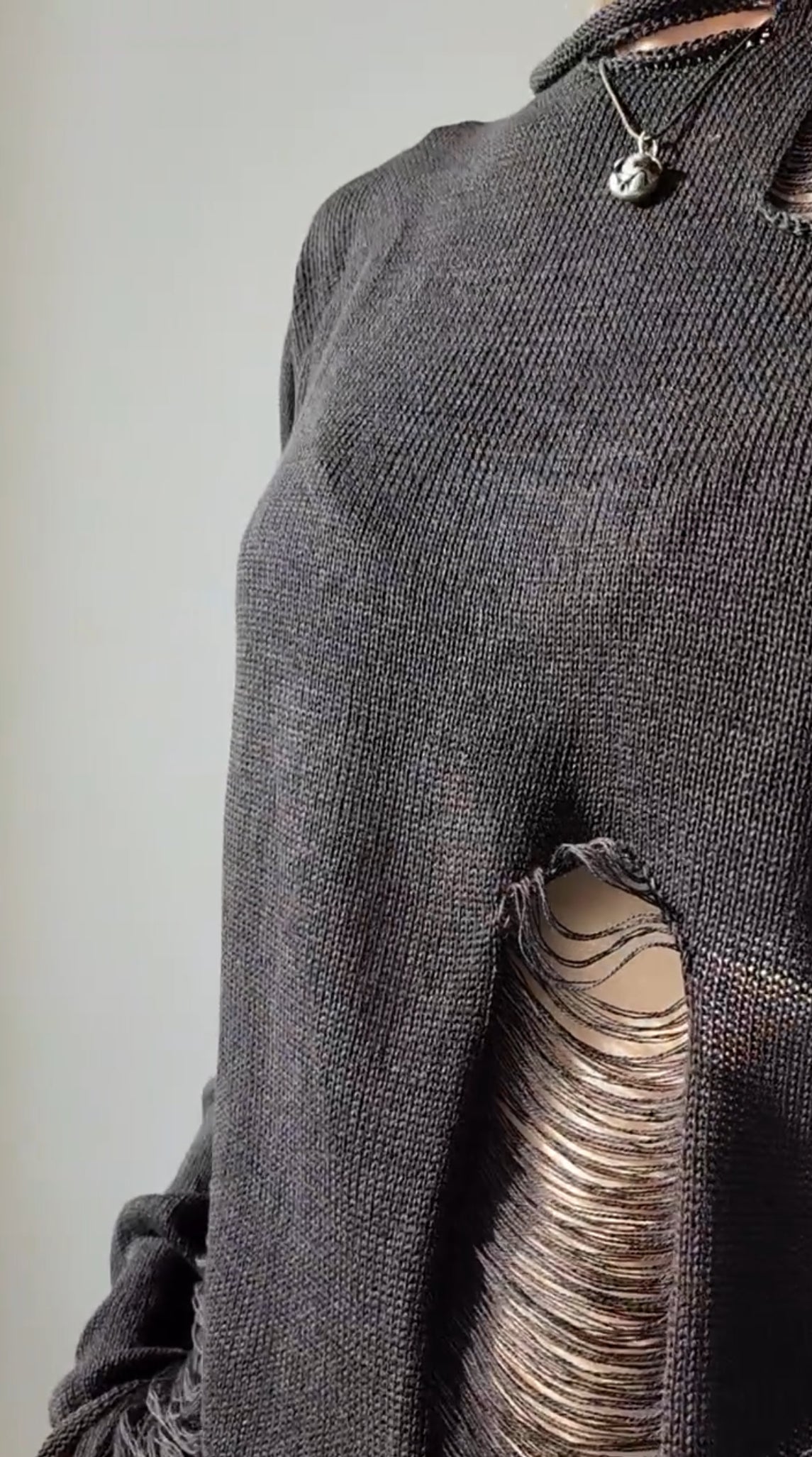 Light cotton outrageous sweater