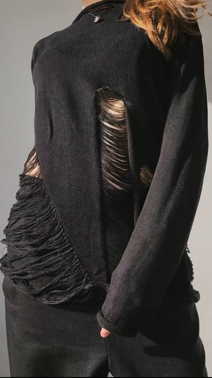 Light cotton outrageous sweater