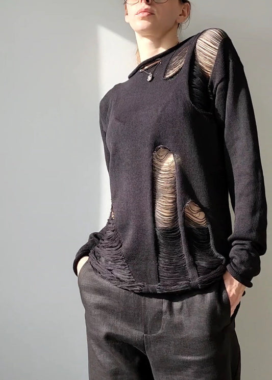 Light cotton outrageous sweater