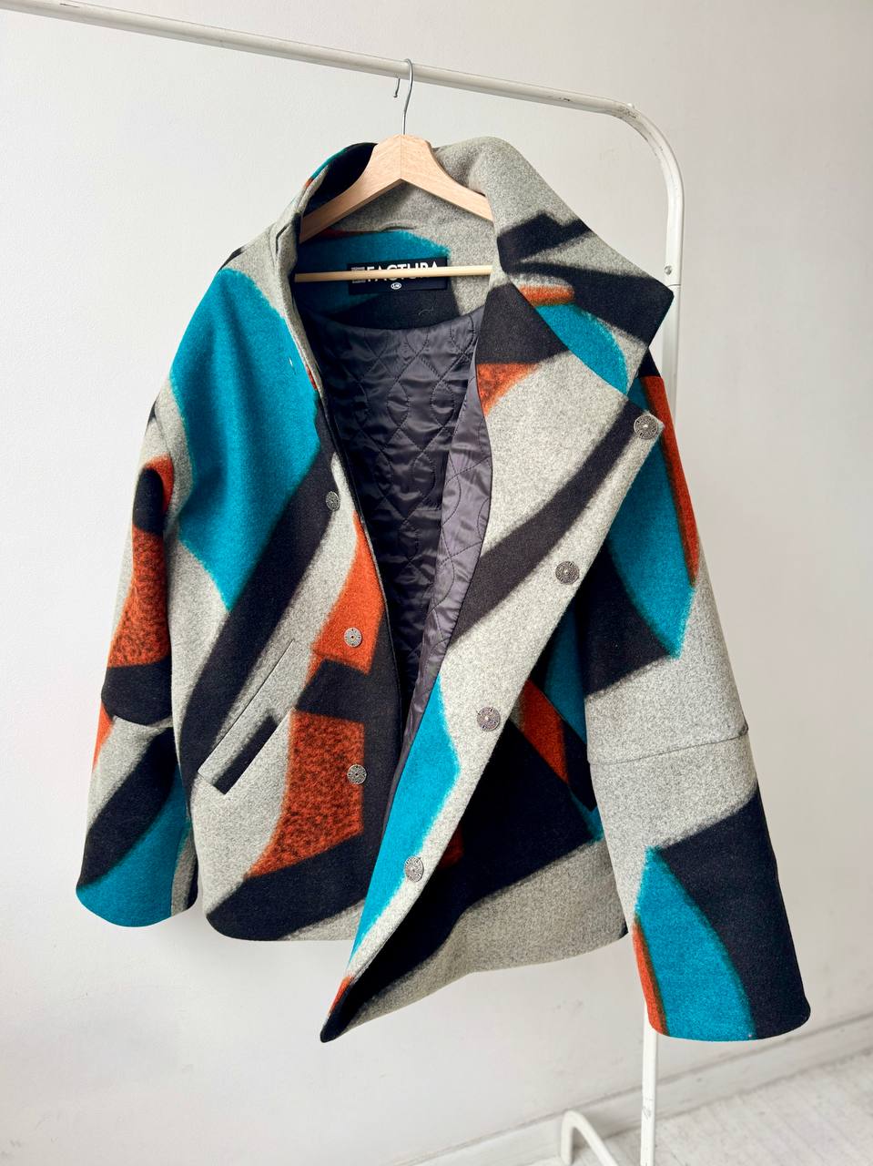 Пальто вовняне  чоловіче "Графіті"