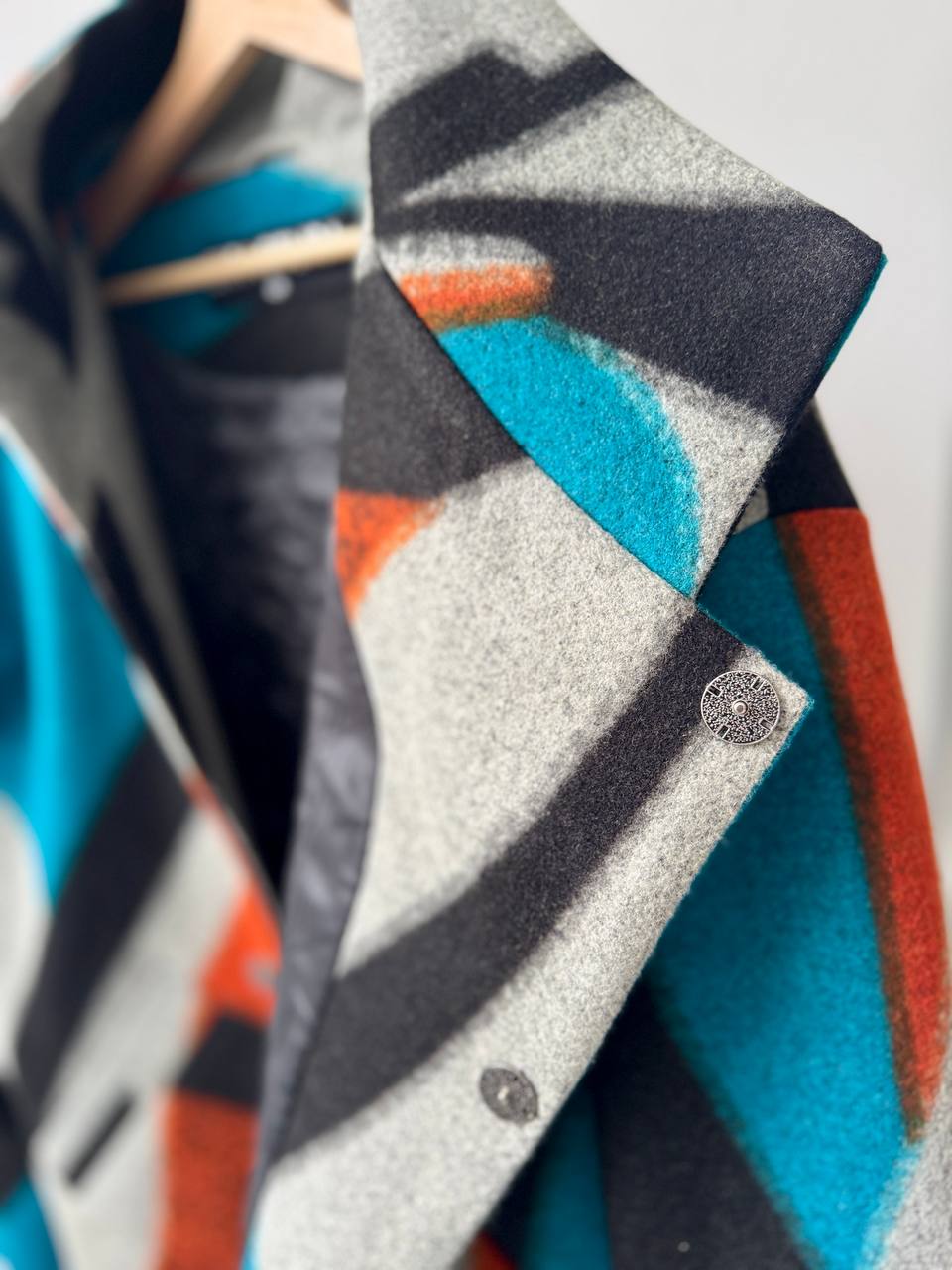 Пальто вовняне  чоловіче "Графіті"