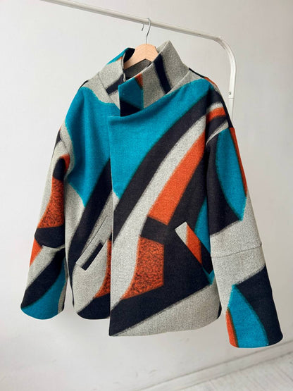 Пальто вовняне  чоловіче "Графіті"