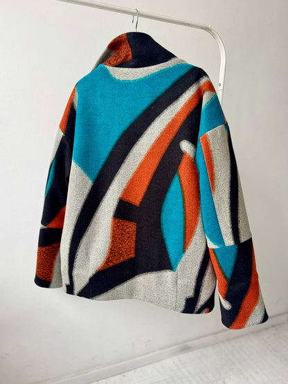 Пальто вовняне  чоловіче "Графіті"